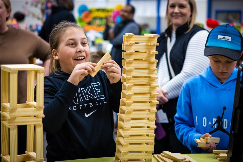 Students enjoy Crockett Elementary's STREAM Night
